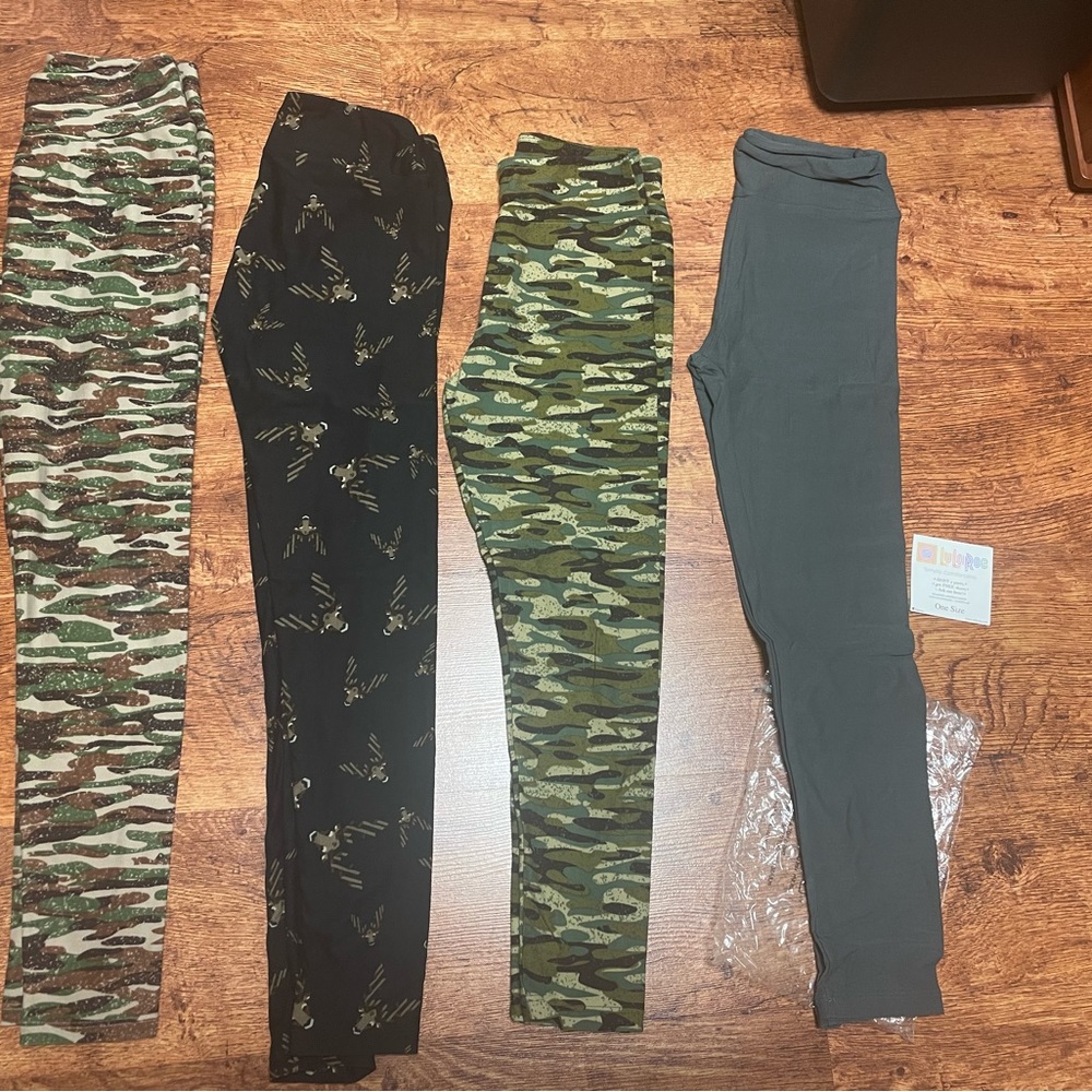 4 Pairs of LuLaRoe OS Leggings